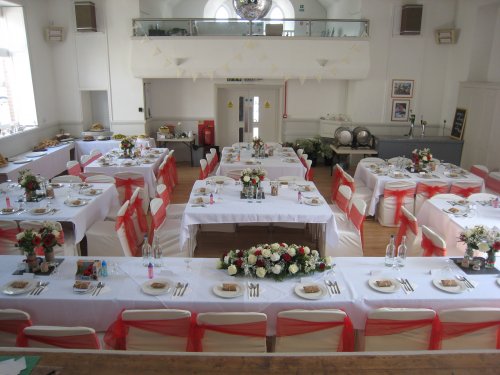 (54) view from the stage - behind the top table. image